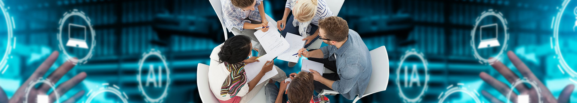 People meeting in a circle